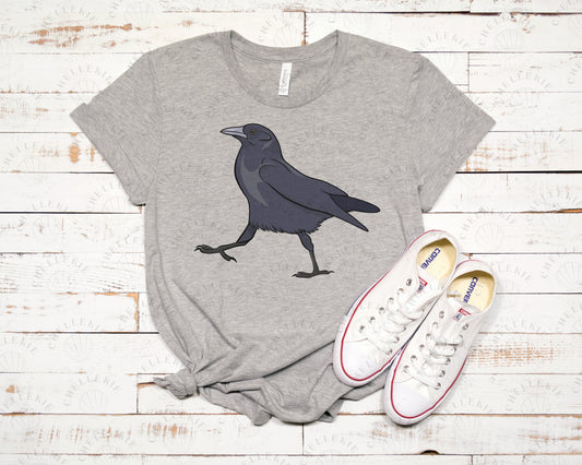 Cartoon Crow Friend T-Shirt - Chellekie Creations