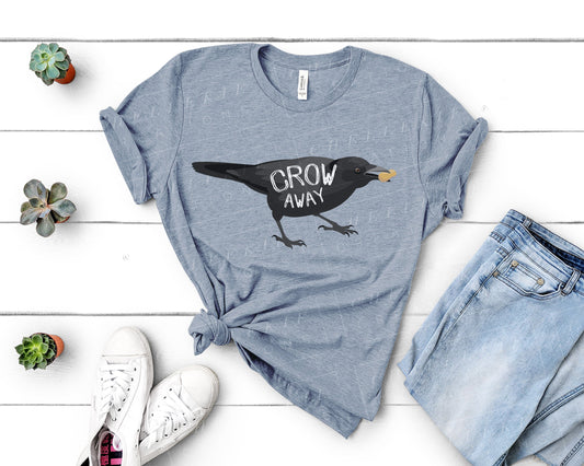 "Crow Away" Crow Friend T-Shirt - Chellekie Creations