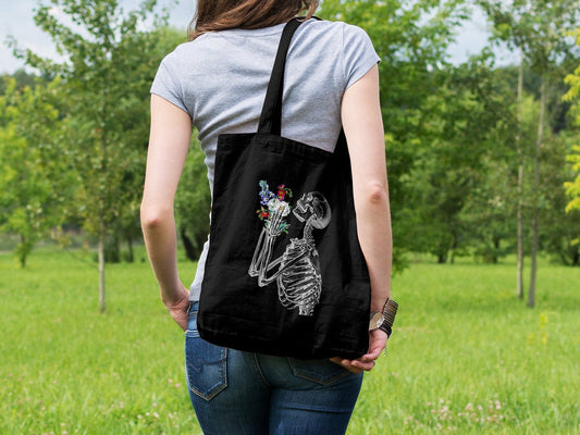 Stop And Smell The Flowers Eco-Friendly Tote Bag - Chellekie Creations