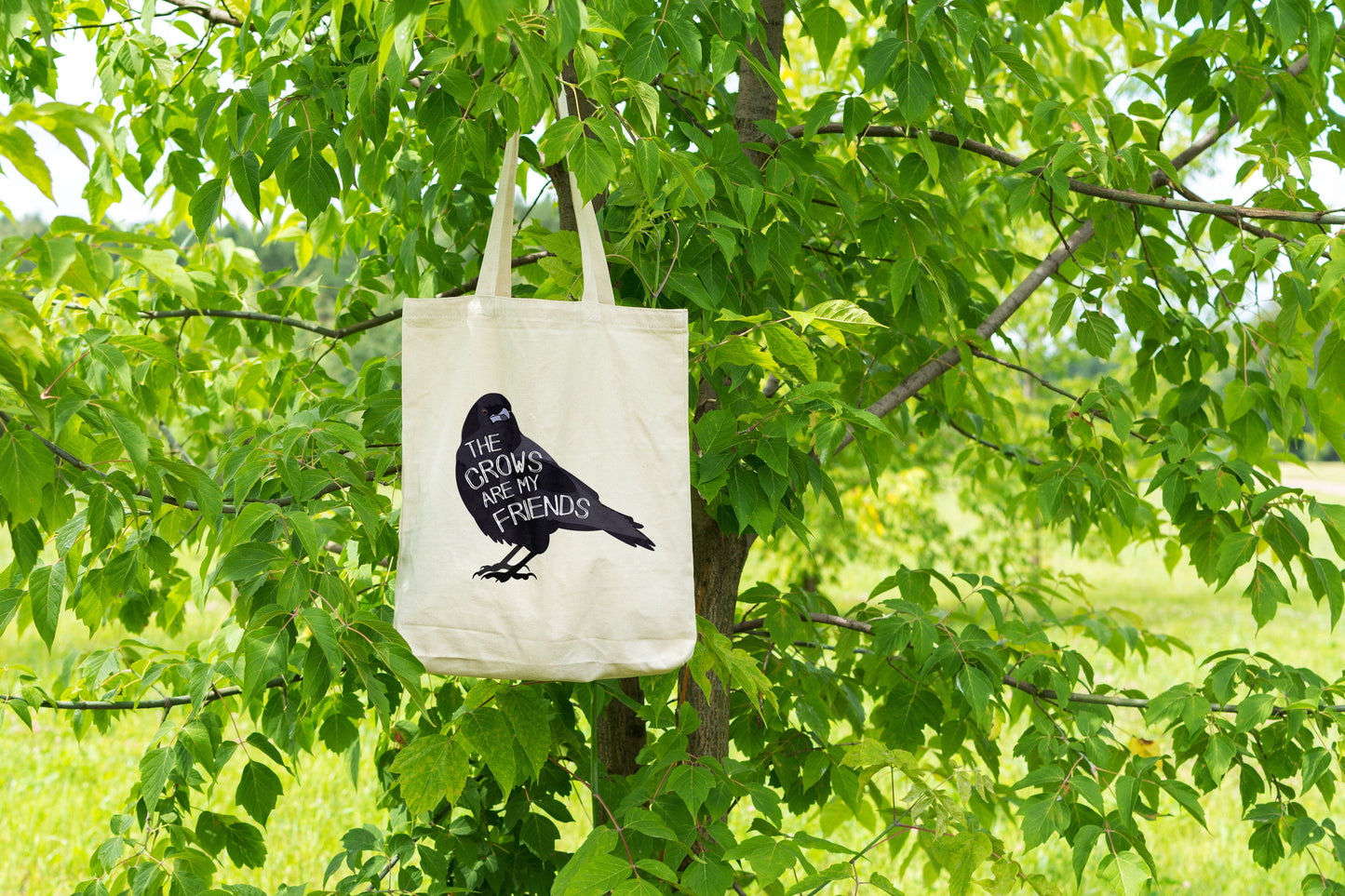 The Crows Are My Friends® Eco-Friendly Tote Bag - Chellekie Creations
