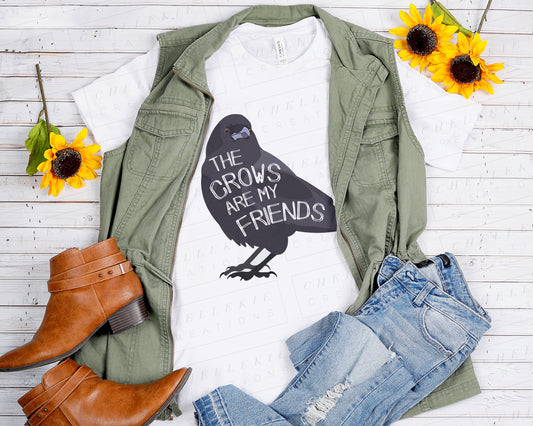 The Crows Are My Friends® T-Shirt - Chellekie Creations